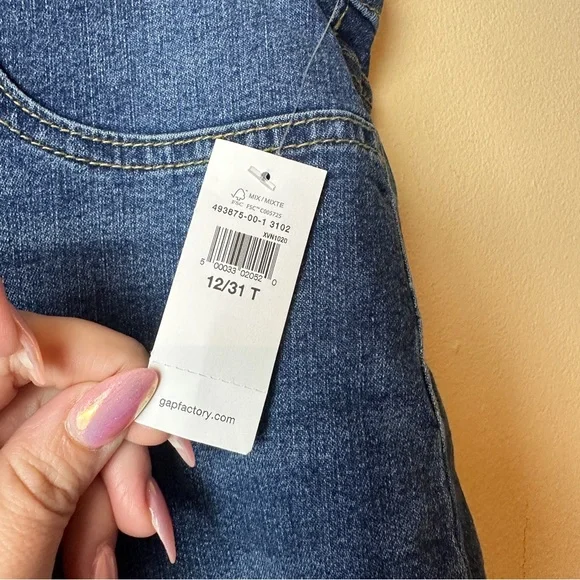 GAP Denim Favorite Jegging NWT Dark Wash Mid Rise Womens Size 12 / 31 Tall - Picture 9 of 16